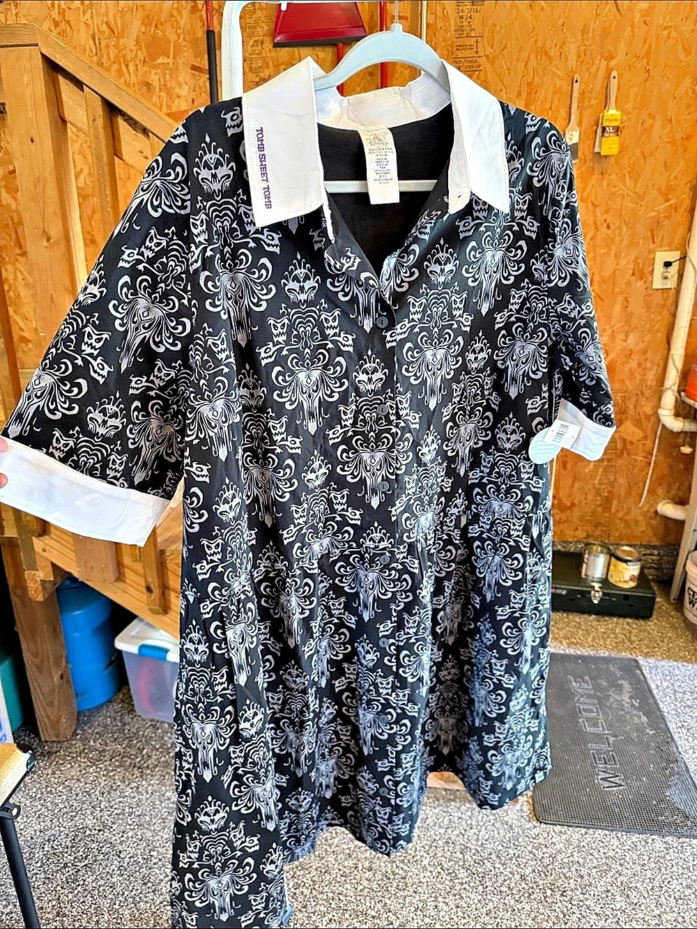Disney Haunted Mansion dress Pattern Dress in Black & White